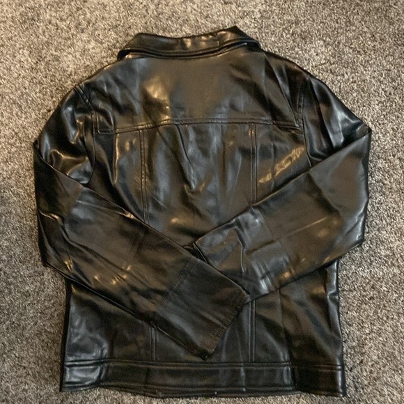 NWOT Pink Lily Faux Leather Jacket - Picture 9 of 9